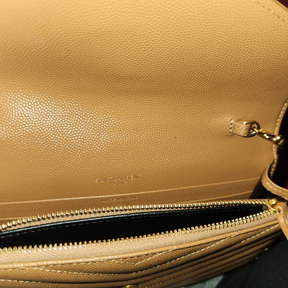 Saint Laurent YSL Tan CASSANDRE Bag - Picture 9 of 14